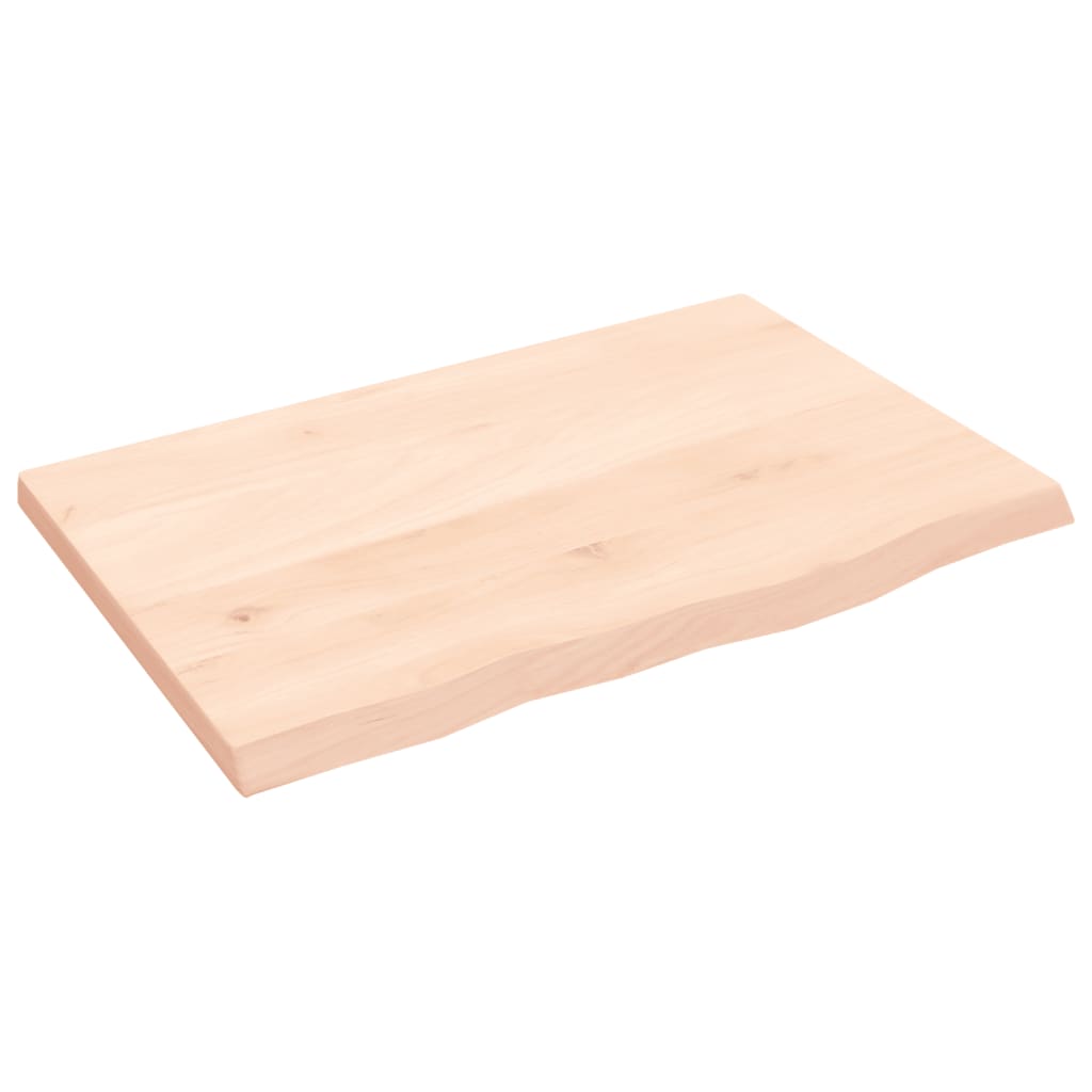 Wall Shelf 60x40x2 cm Untreated Solid Wood Oak