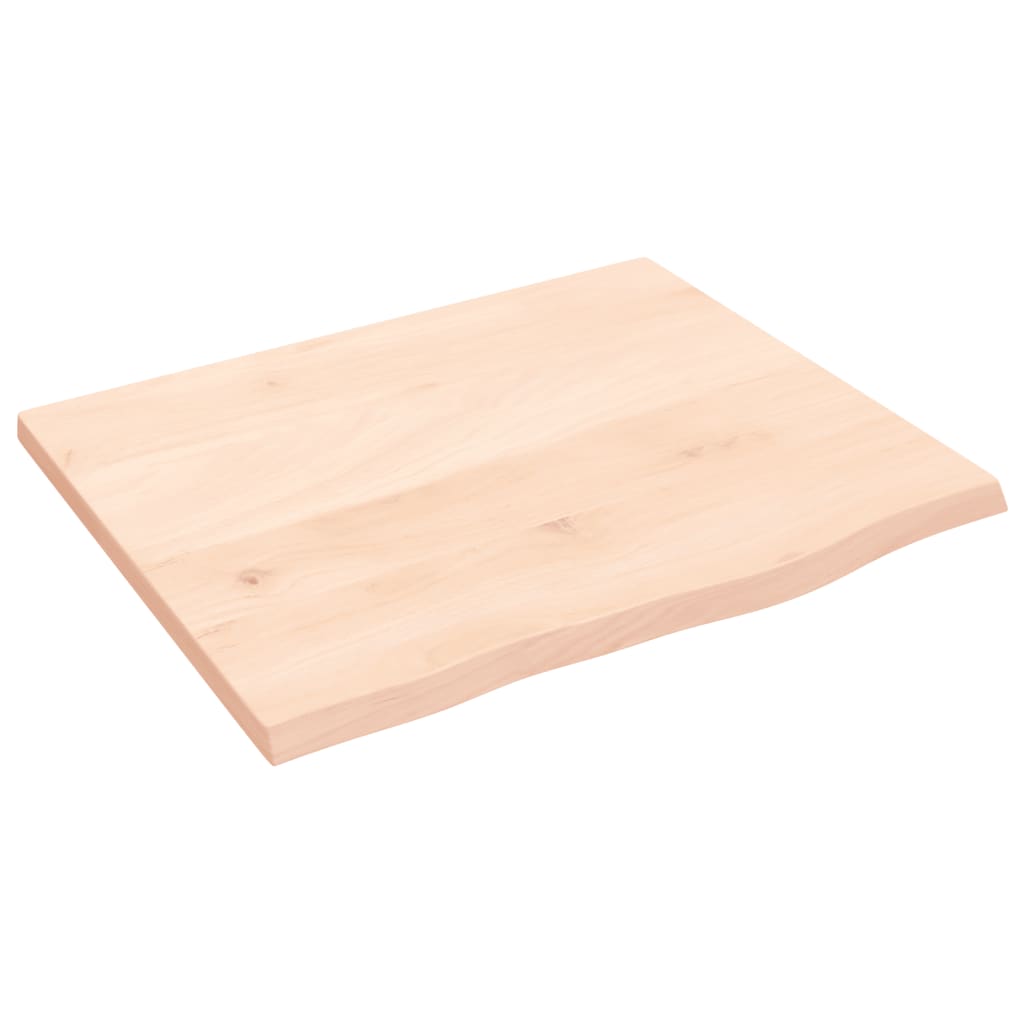 Wall Shelf 60x50x2 cm Untreated Solid Wood Oak