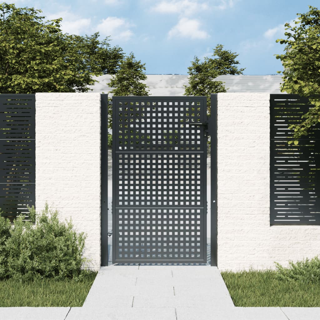 Garden Gate Anthracite 105x175 cm Steel
