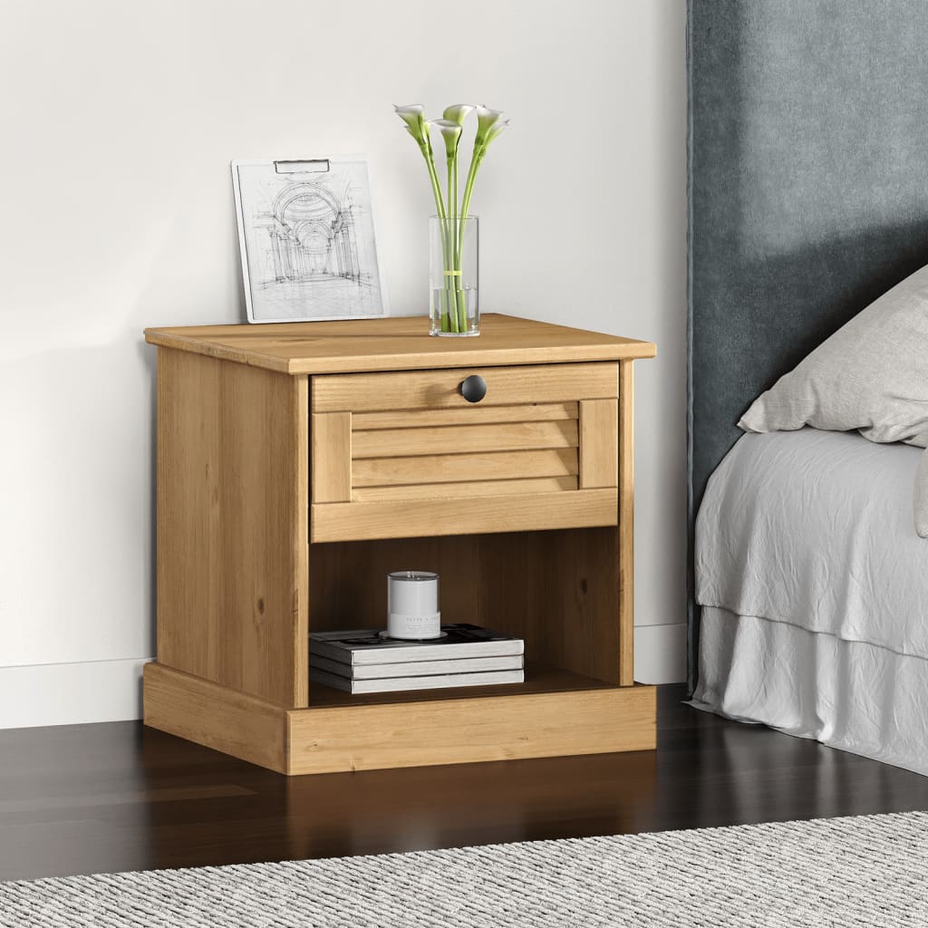 Bedside Cabinet VIGO 42x35x40 cm Solid Wood Pine