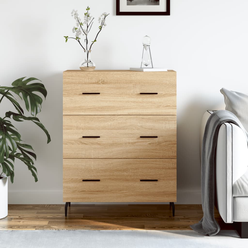 Sideboard Sonoma Oak 69.5x34x90 cm Engineered Wood