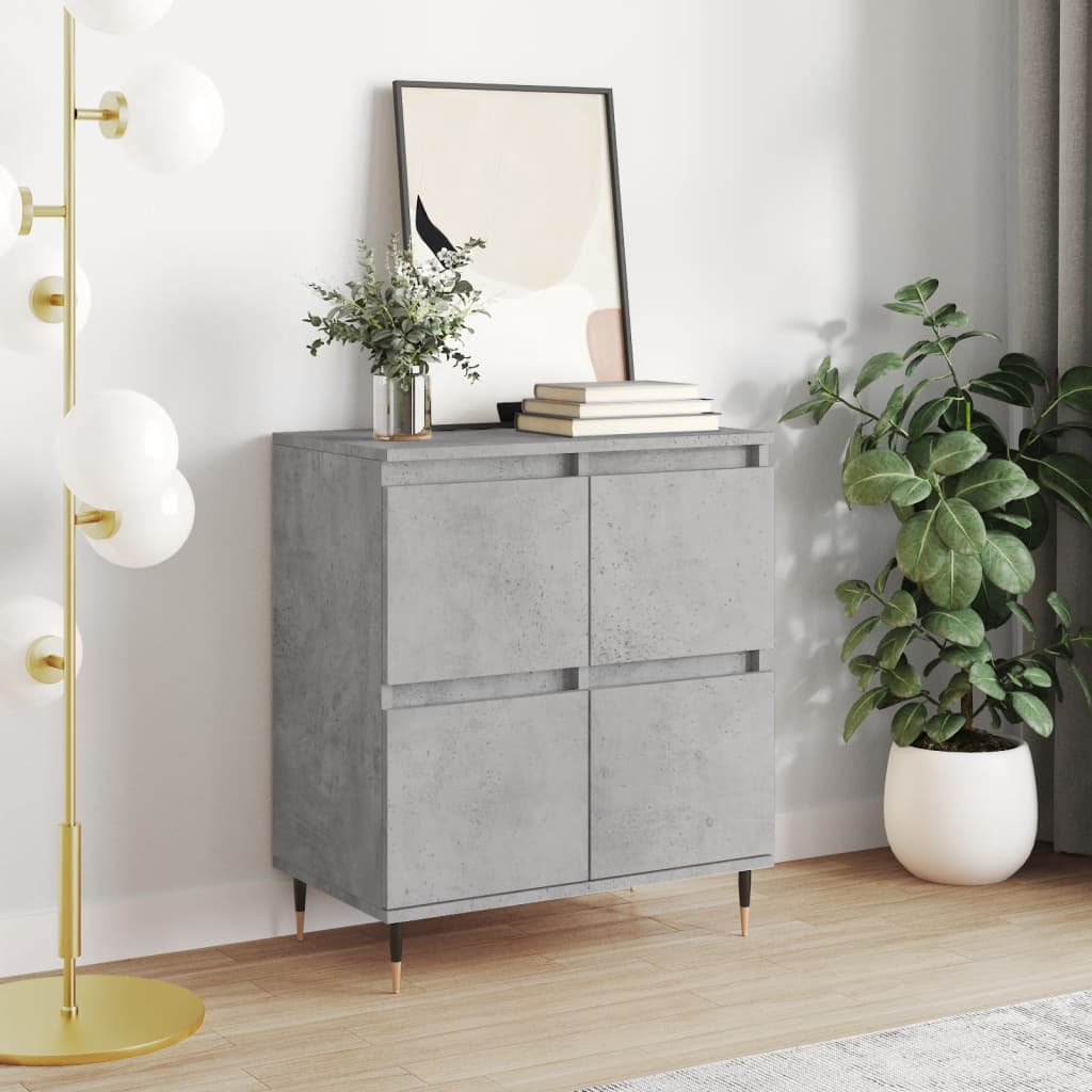Sideboard Concrete Grey 60x35x70 cm Engineered Wood