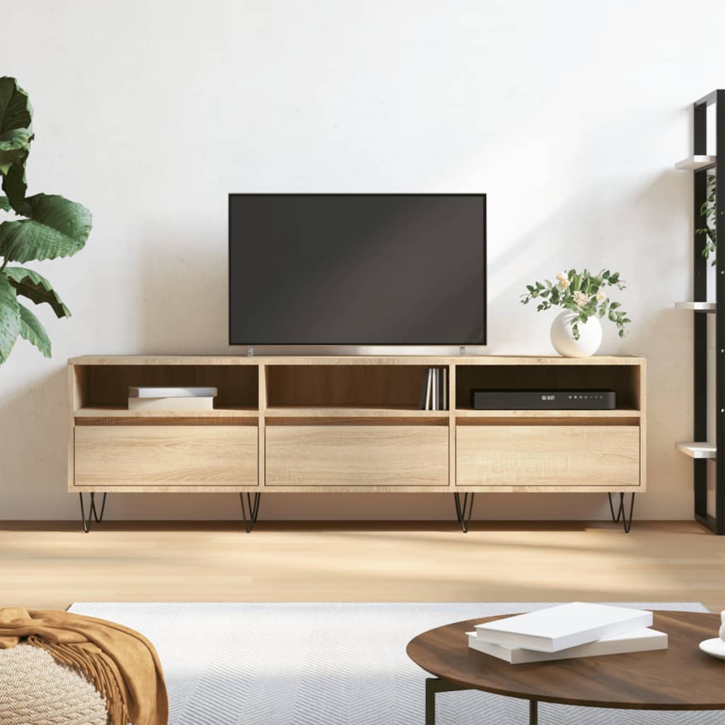 TV Cabinet Sonoma Oak 150x30x44.5cm Engineered Wood