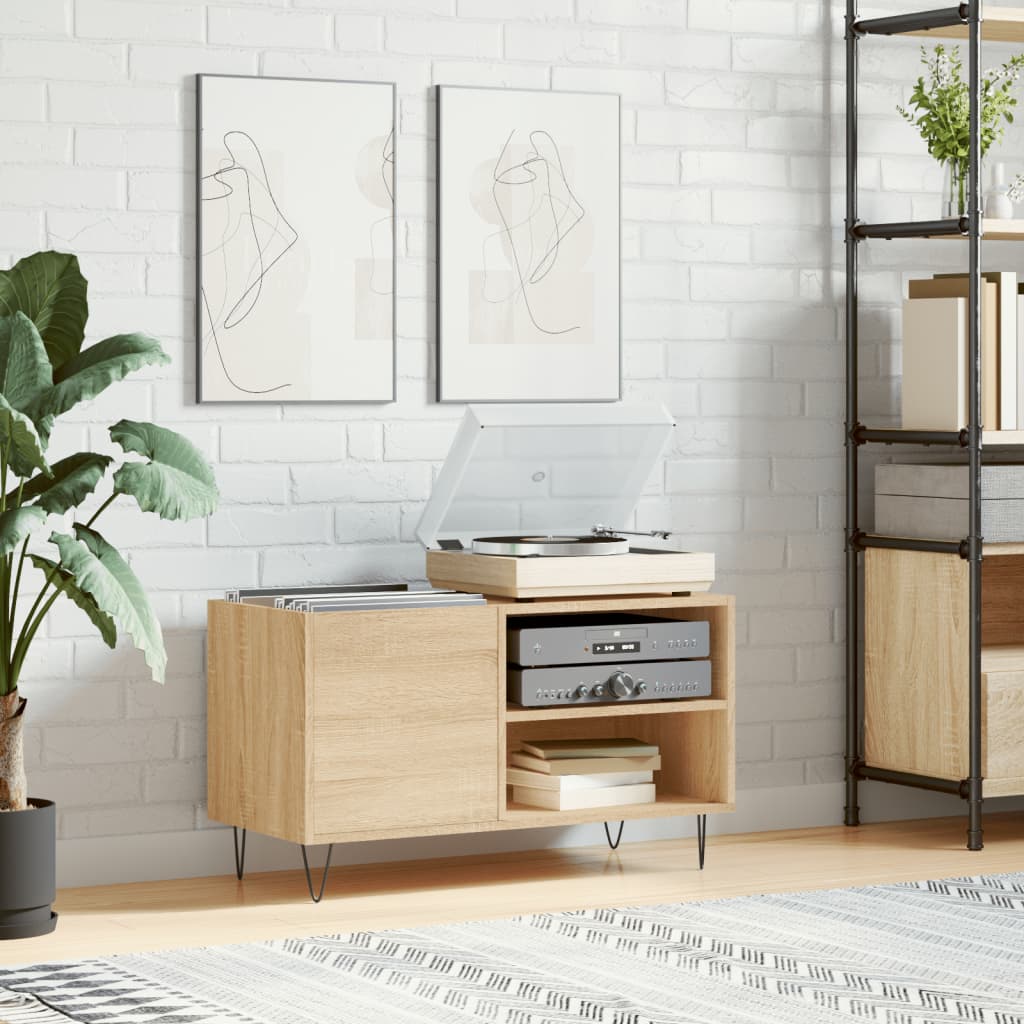 Record Cabinet Sonoma Oak 85x38x48cm Engineered Wood