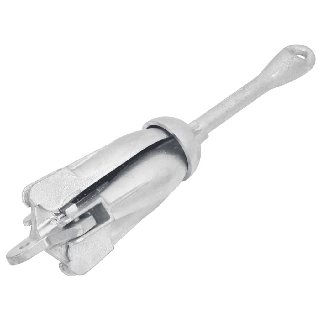 Folding Anchor Silver 6 kg Malleable Iron