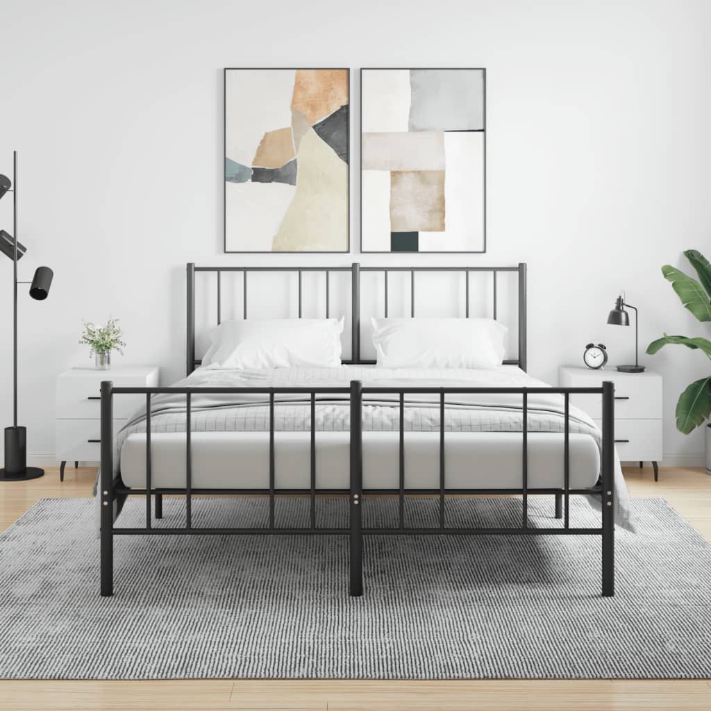 Bedside Table - ROGERS Dex 2 Piece Nightstand White 40cm