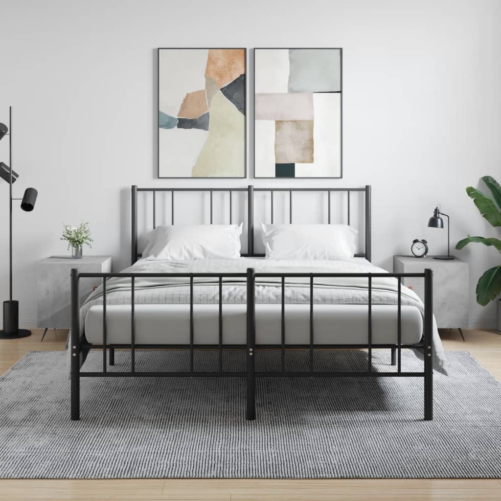 Bedside Table - MANNING Serifos 2 Piece Nightstand Concrete Grey 40cm