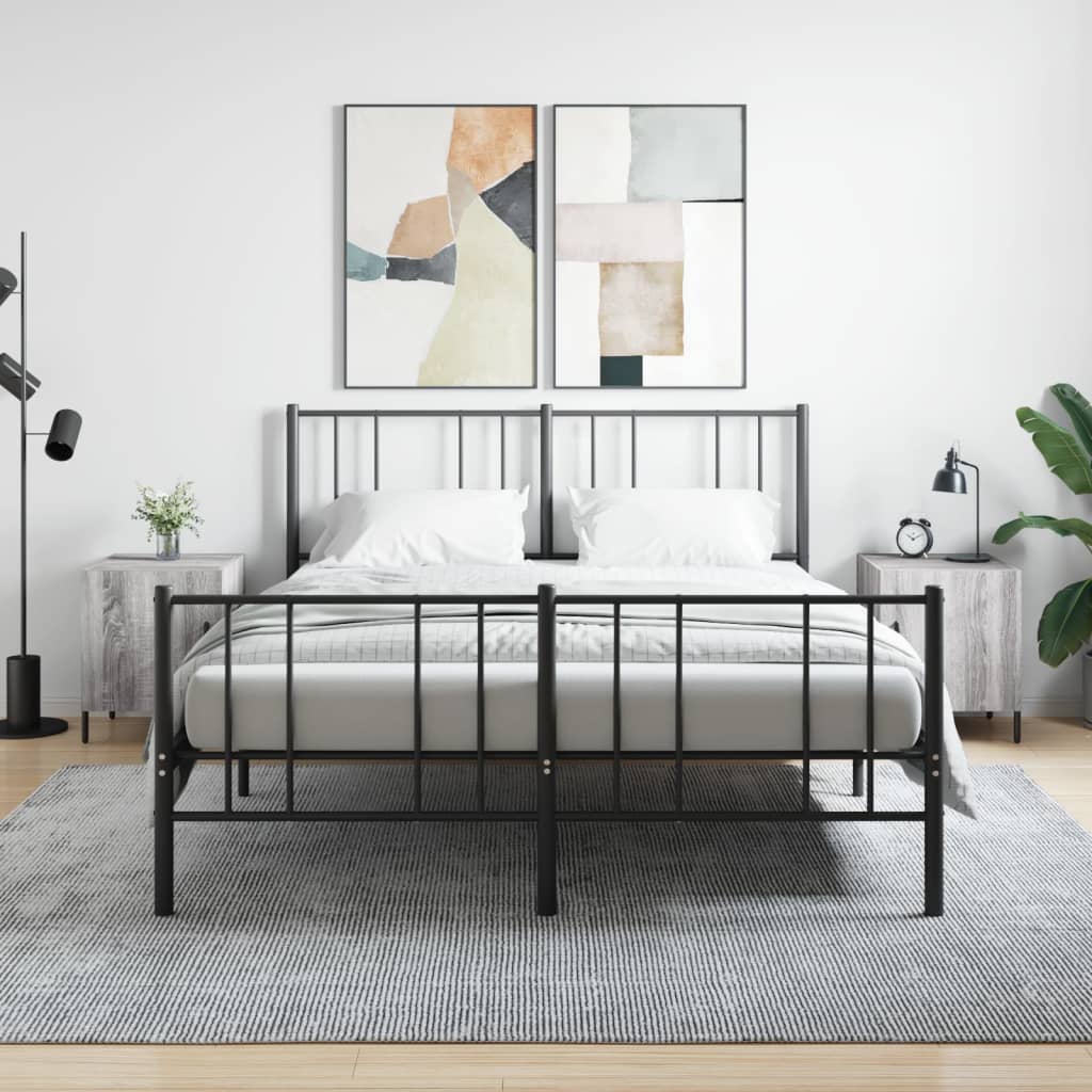 Bedside Table - MANNING Bea 2 Piece Nightstand Grey Sonoma 40cm