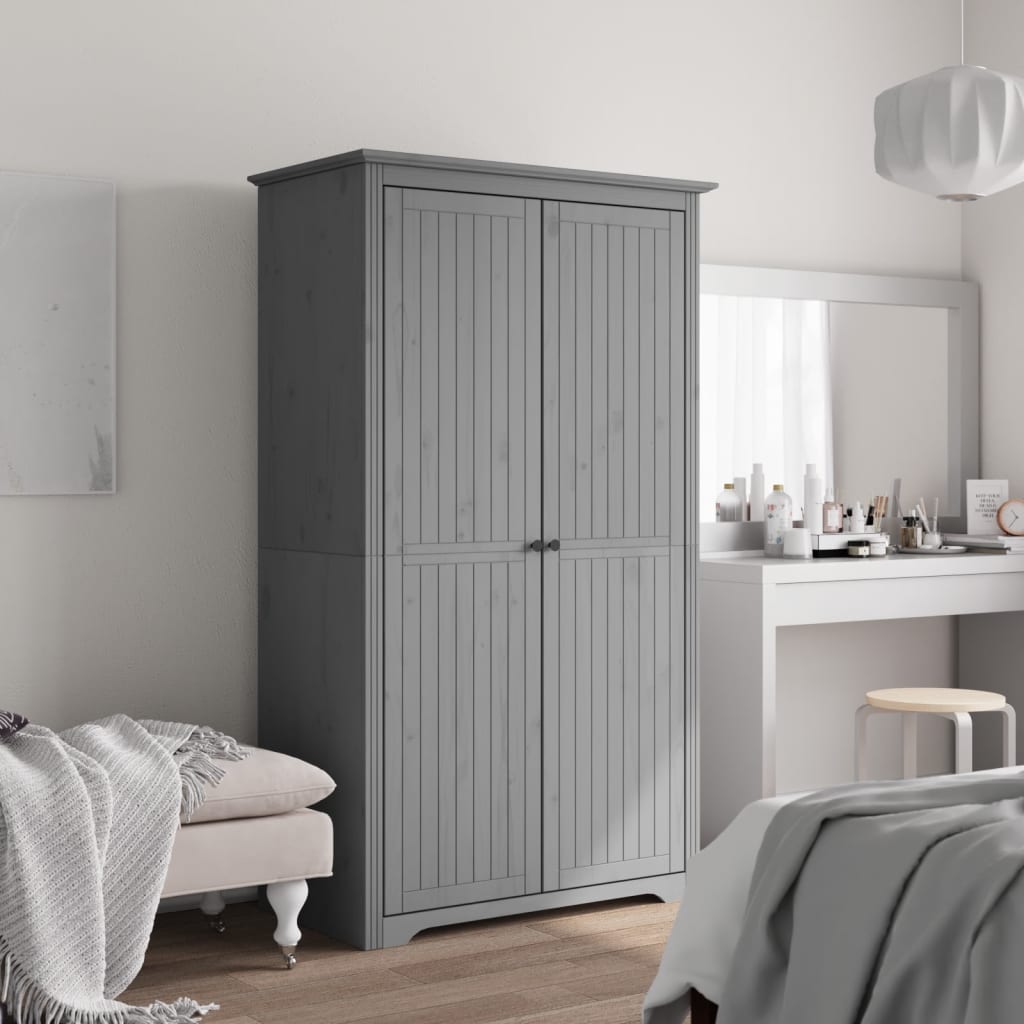 BITA 2 Door Wardrobe Grey - 101cm