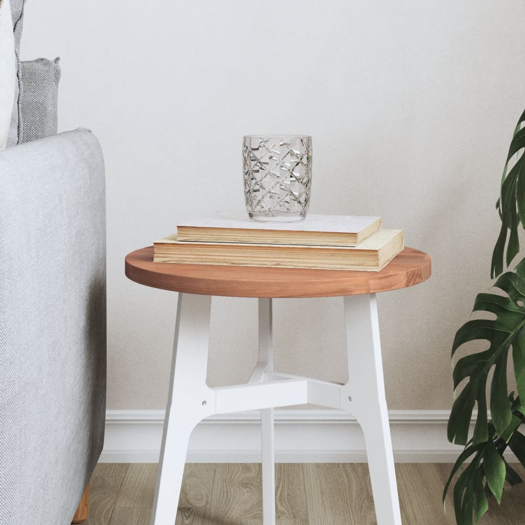 Table Top Ã ̃30x1.5 cm Round Solid Wood Beech