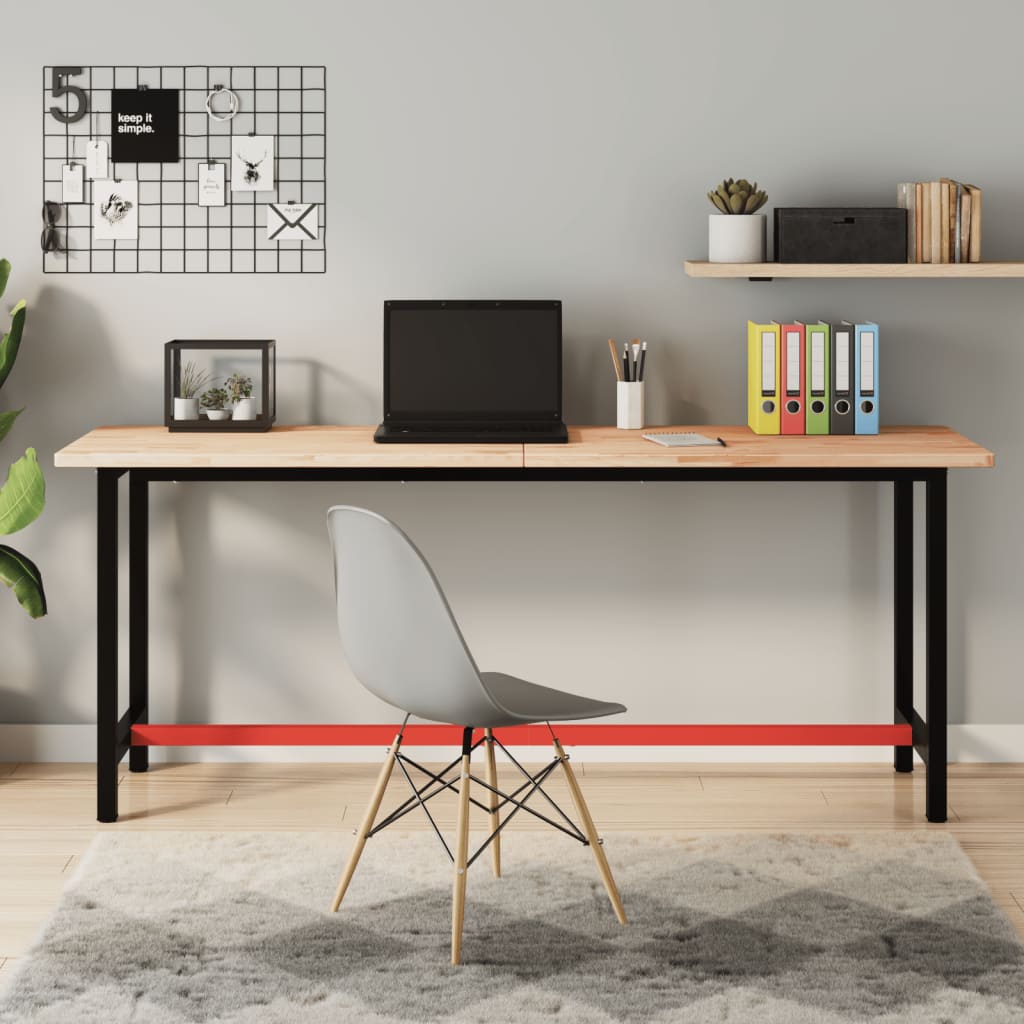 Workbench Top 180x55x2.5 cm Solid Wood Beech