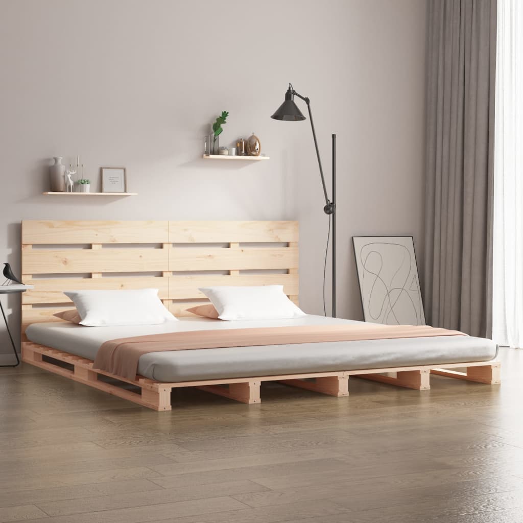 Bed Frame 120x190cm Solid Wood Pine Small Double