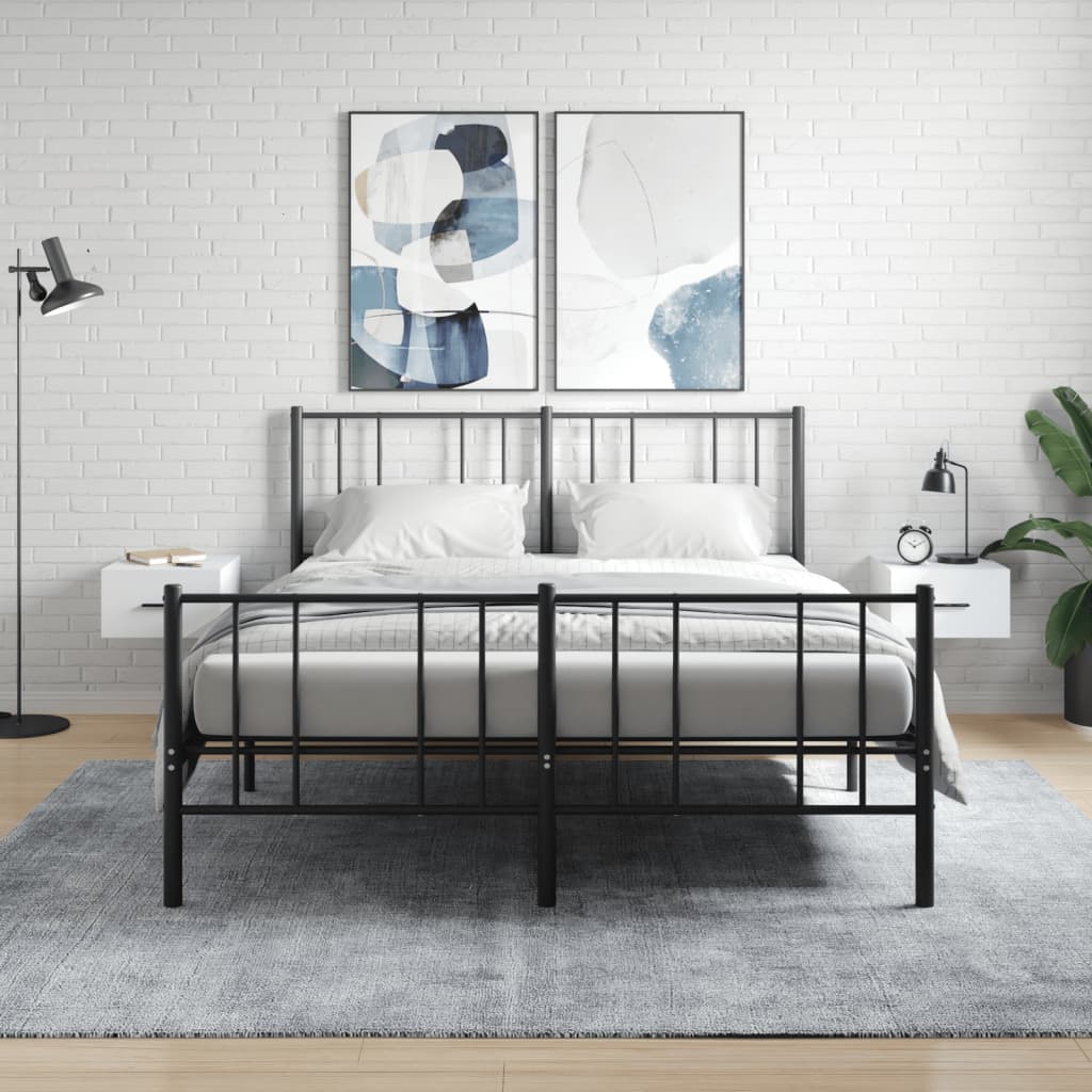Wall-mounted Bedside Cabinets 2 Pieces White 35x35x20 cm