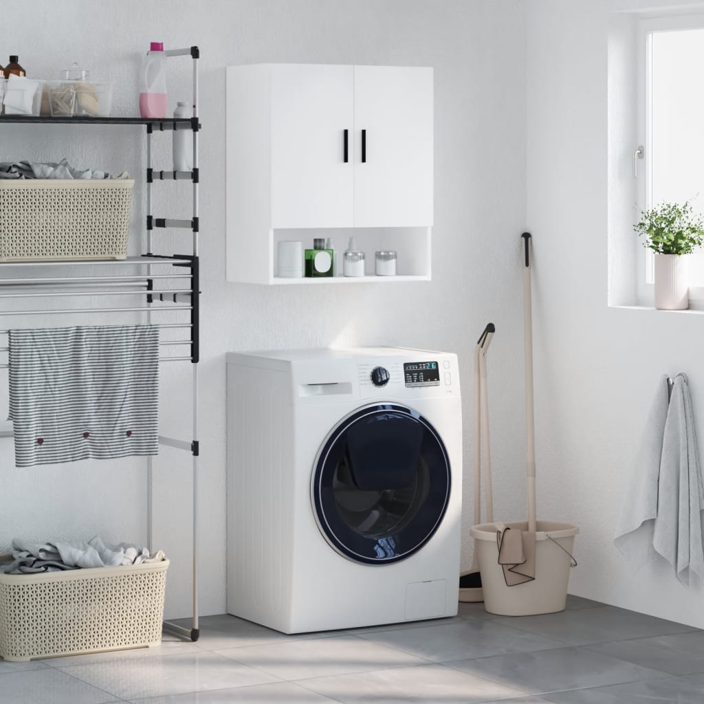 Wall Cabinet White 60x31x70cm Engineered Wood