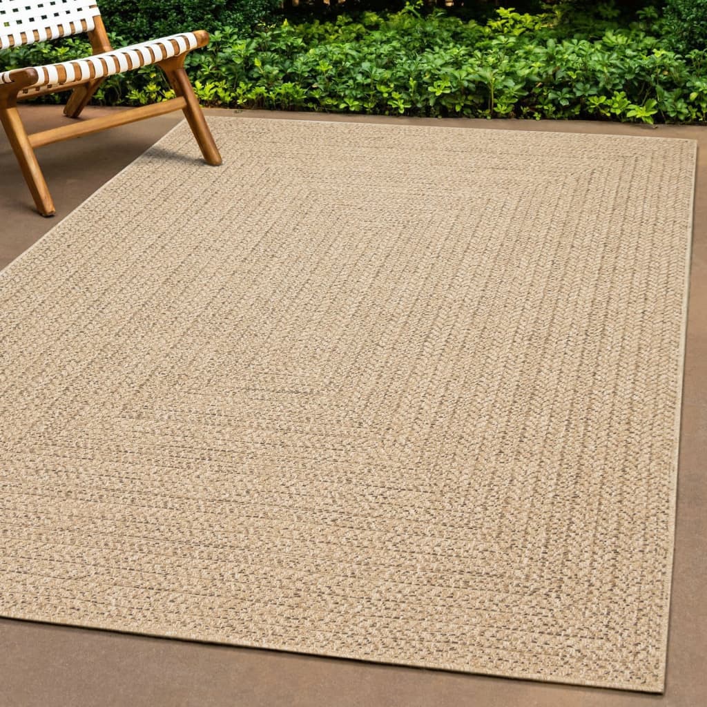 Rug 140x200cm Jute Look Indoor and Outdoor