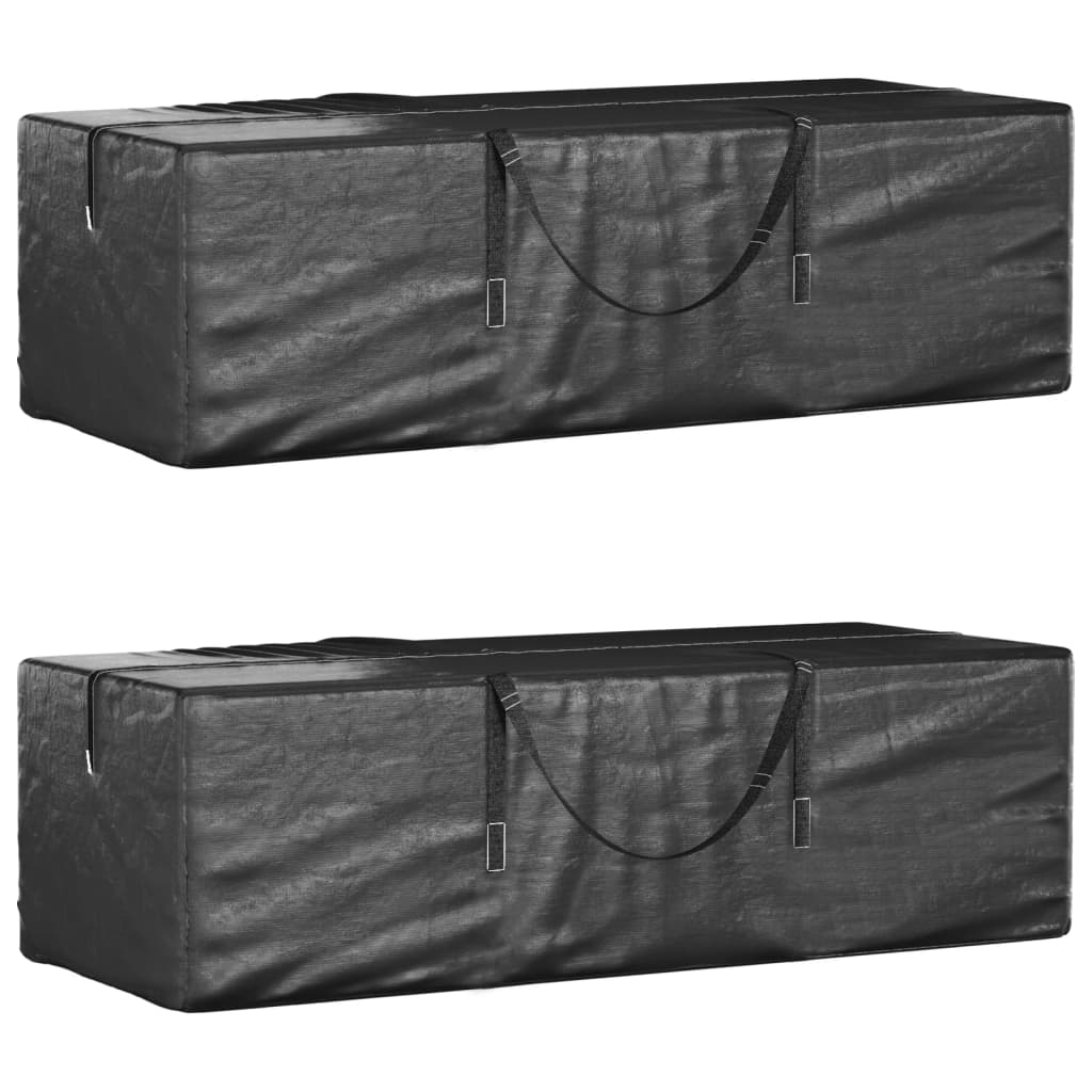 Faune Christmas Tree Storage Bags 2 pcs Black Polyethylene