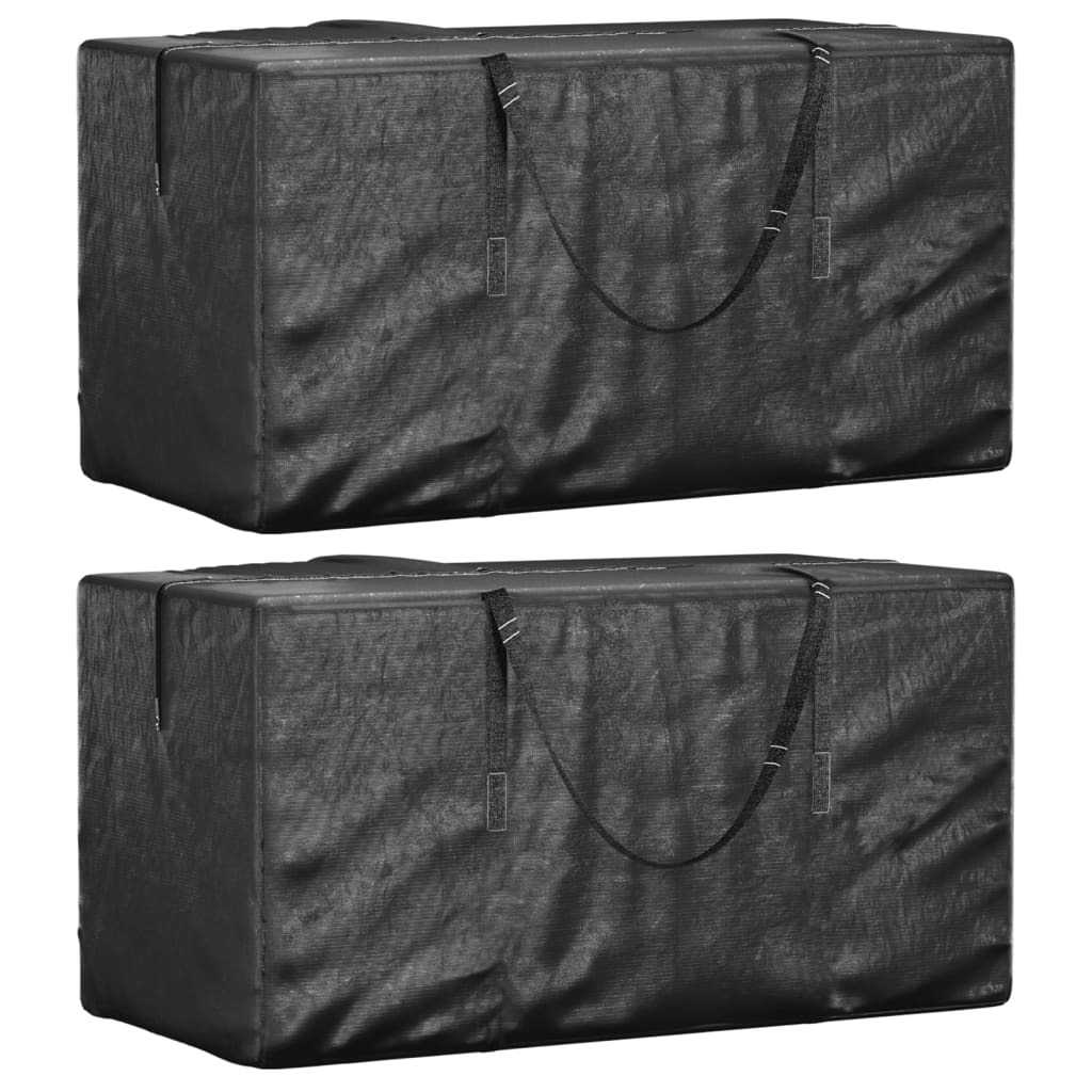 Faune 2 pcs Black Polyethylene Christmas Tree Storage Bags