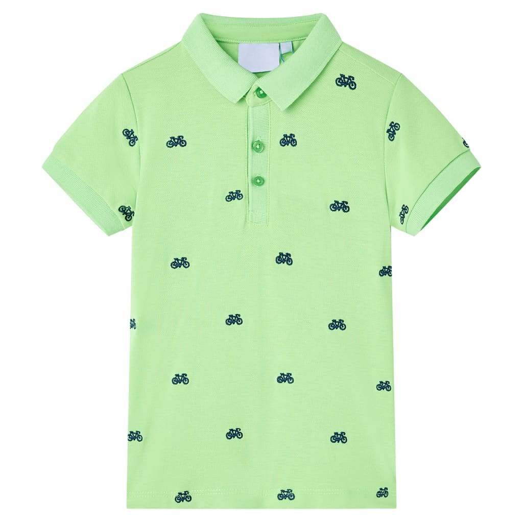 Kids' Polo ShirtÂ Neon Green 92