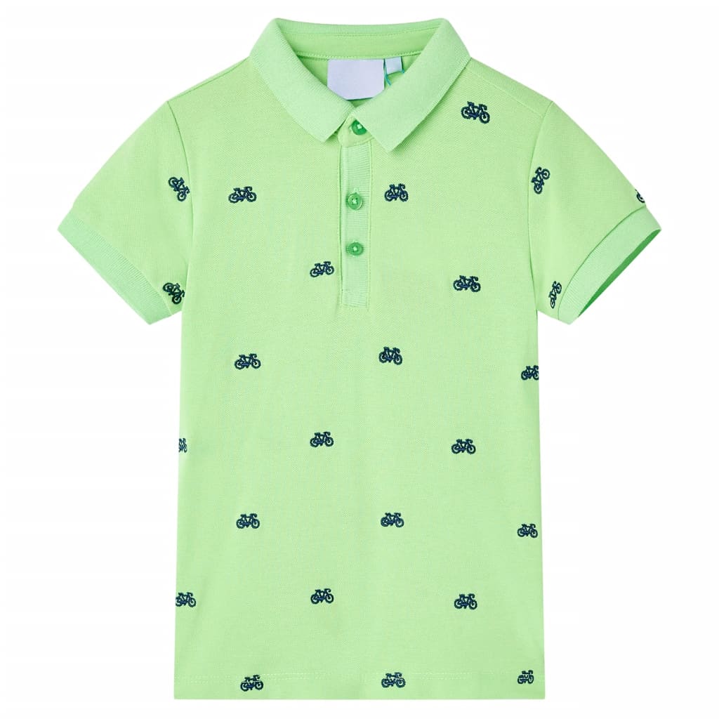 Kids' Polo ShirtÂ Neon Green 116