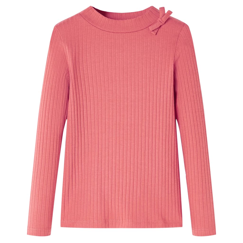 Kids' T-shirt with Long Sleeves Old Pink 128