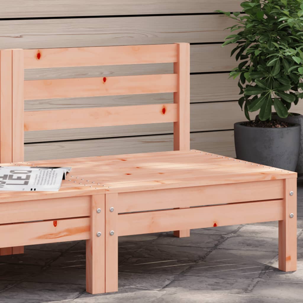 Garden Sofa Armless Solid Wood Douglas