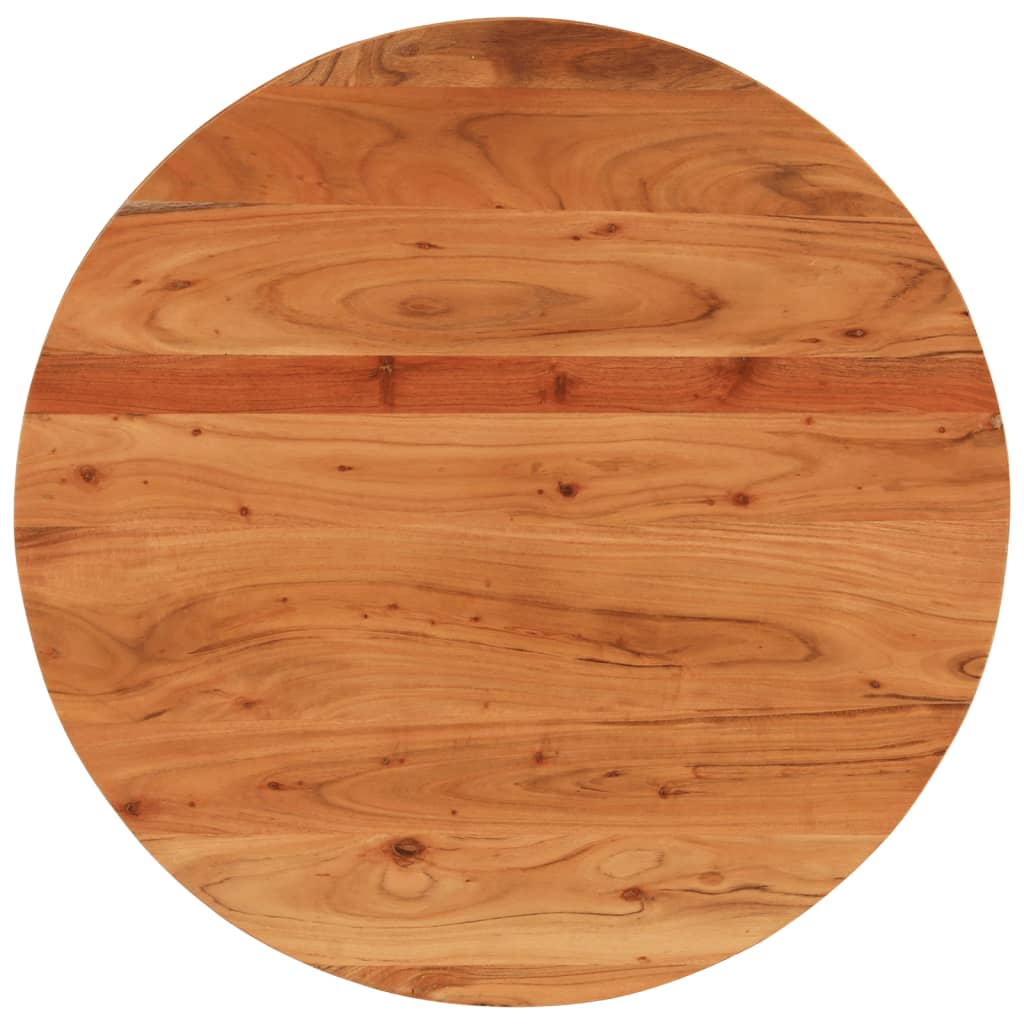 Table Top Ã ̃70x3.8 cm Round Solid Wood Acacia