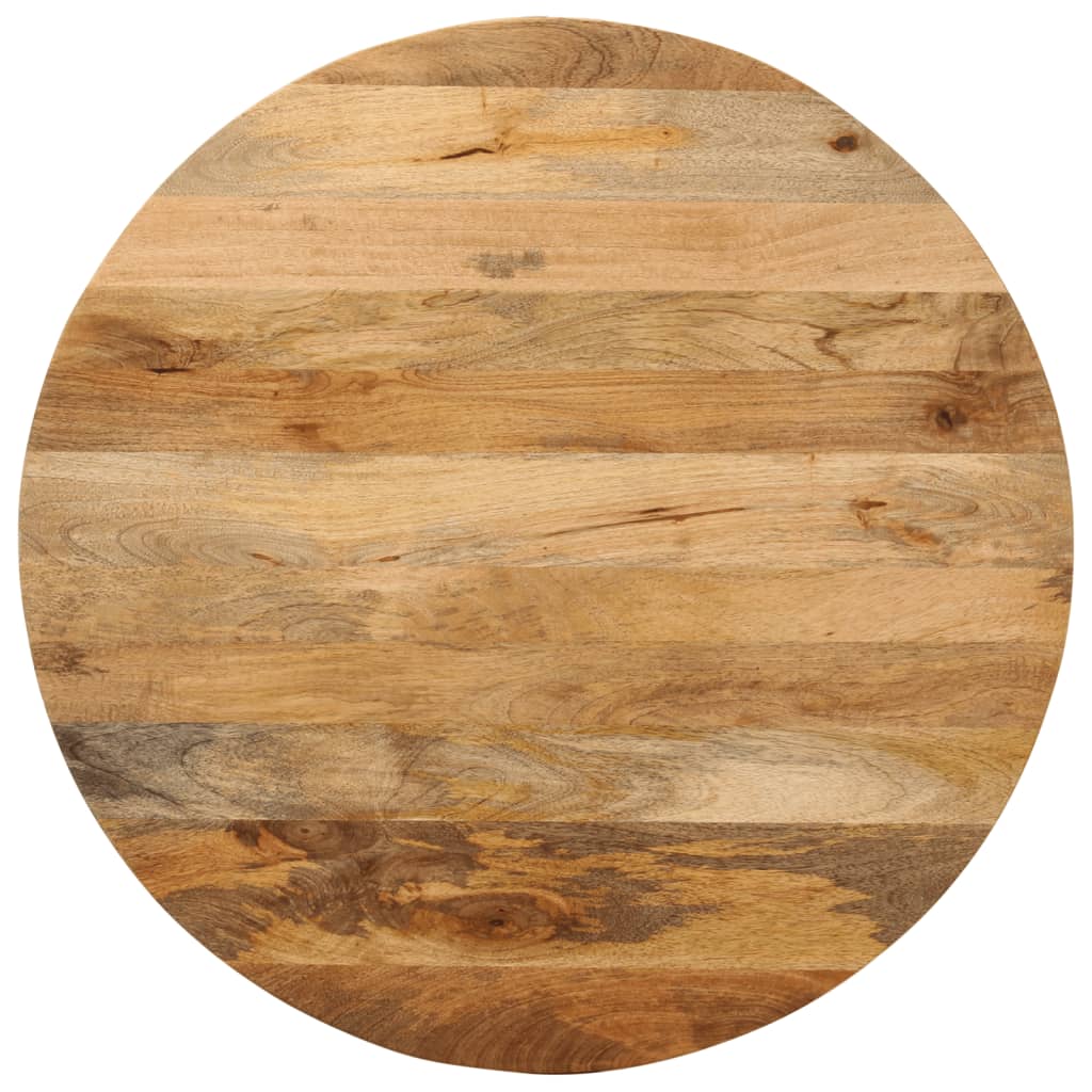 Table Top 70x3.8 cm Round Solid Wood Mango