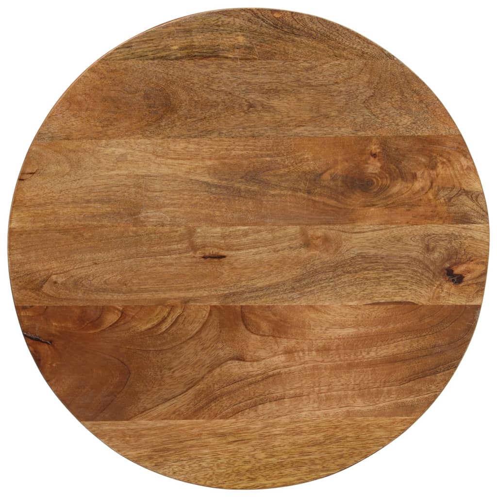 Table Top 50x2.5 cm Round Solid Wood Mango
