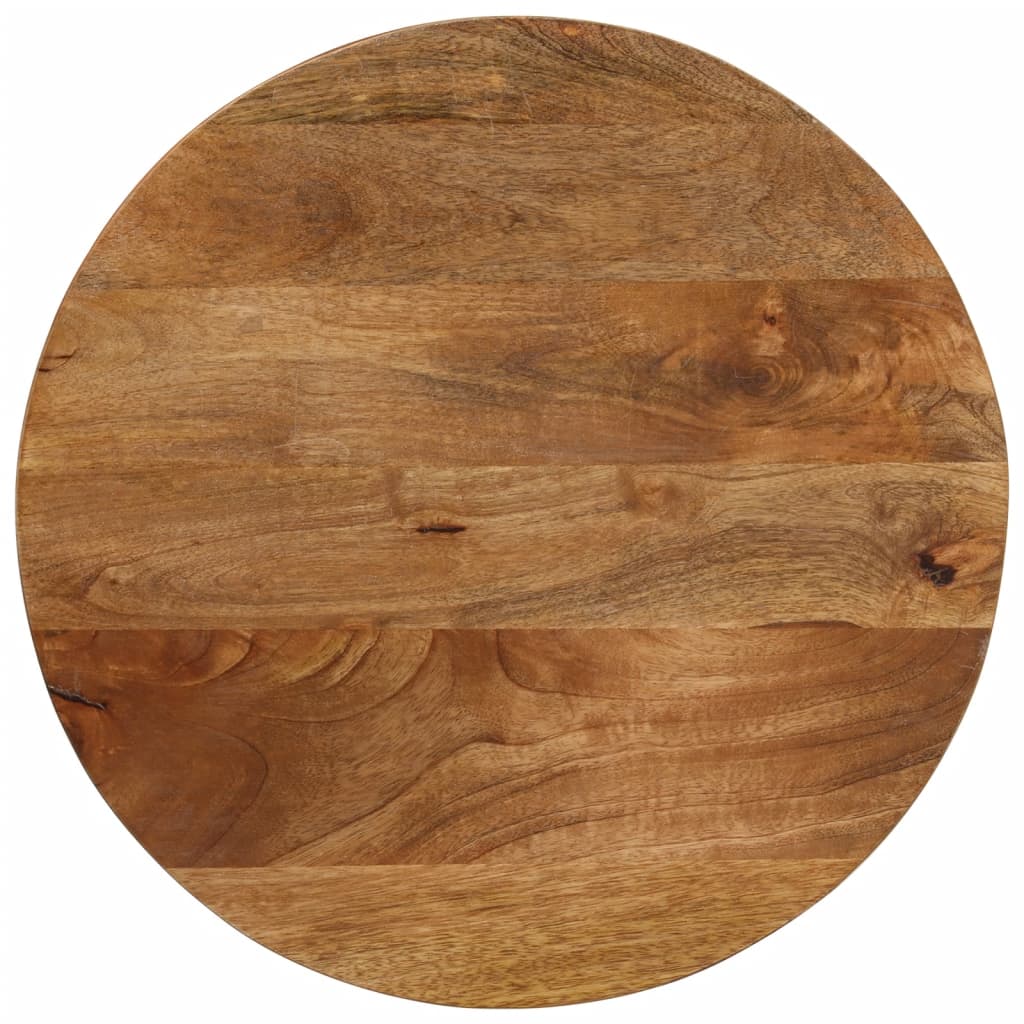 Table Top 60x2.5 cm Round Solid Wood Mango