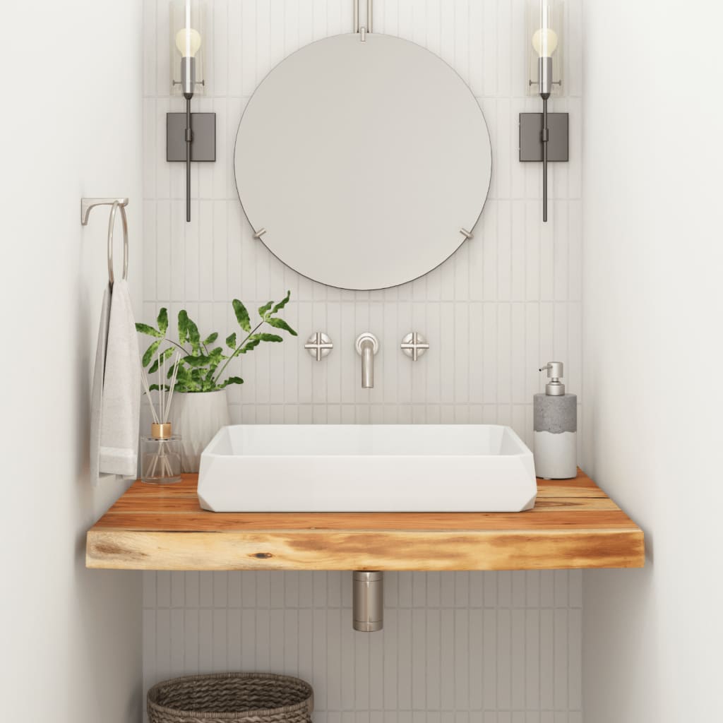 Bathroom Countertop 60x60x3.8 cm Square Solid Wood Acacia