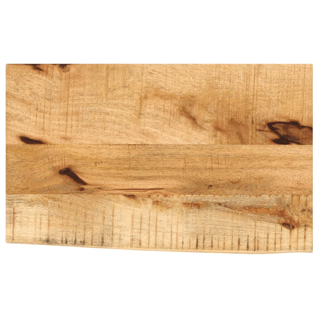 Table Top 40x20x2.5 cm Live Edge Solid Wood Rough Mango