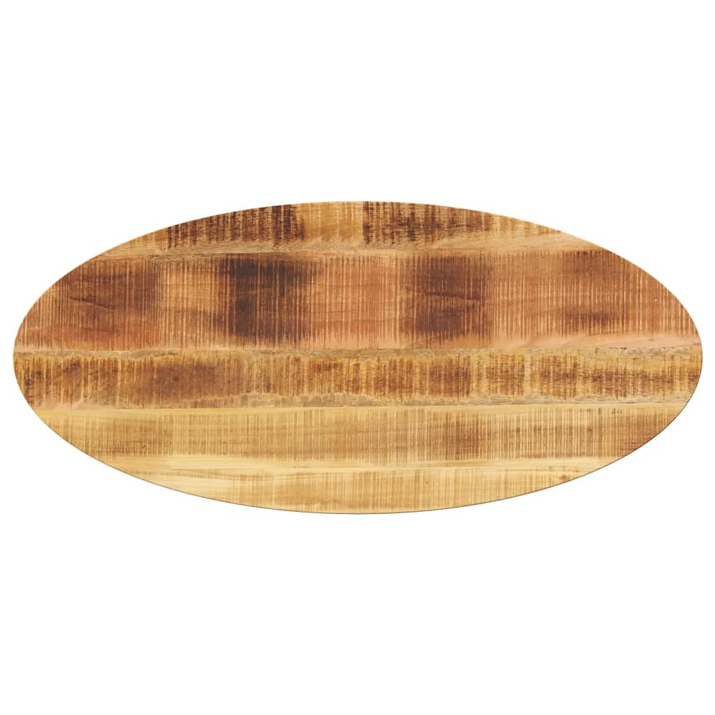 Table Top 110x40x2.5 cm Oval Solid Wood Mango
