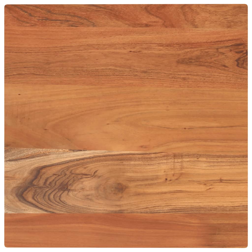 Table Top 60x60x3.8 cm Square Solid Wood Acacia