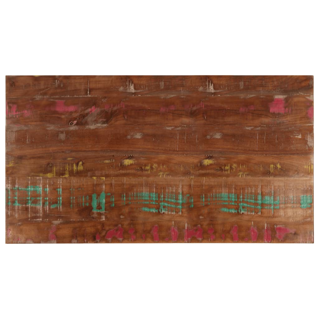 Table Top 110x50x2.5 cm Rectangular Solid Wood Reclaimed