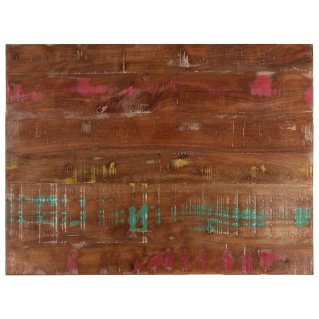 Table Top 90x50x3.8 cm Rectangular Solid Wood Reclaimed