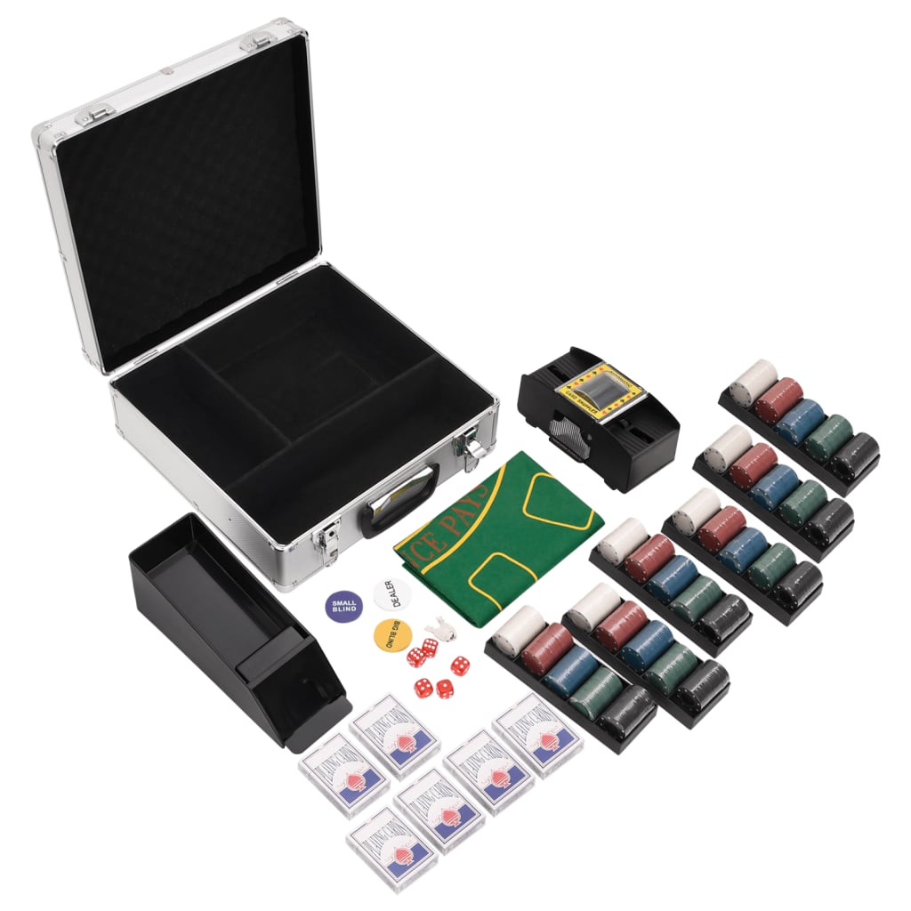 Poker Chip Set 600 Pcs 4 g