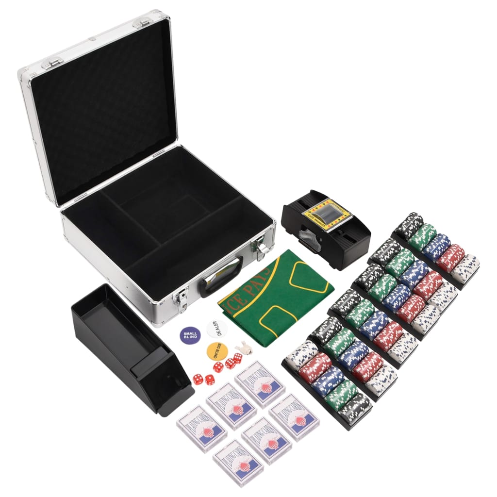 Poker Chip Set 600 Pcs 11.5 g