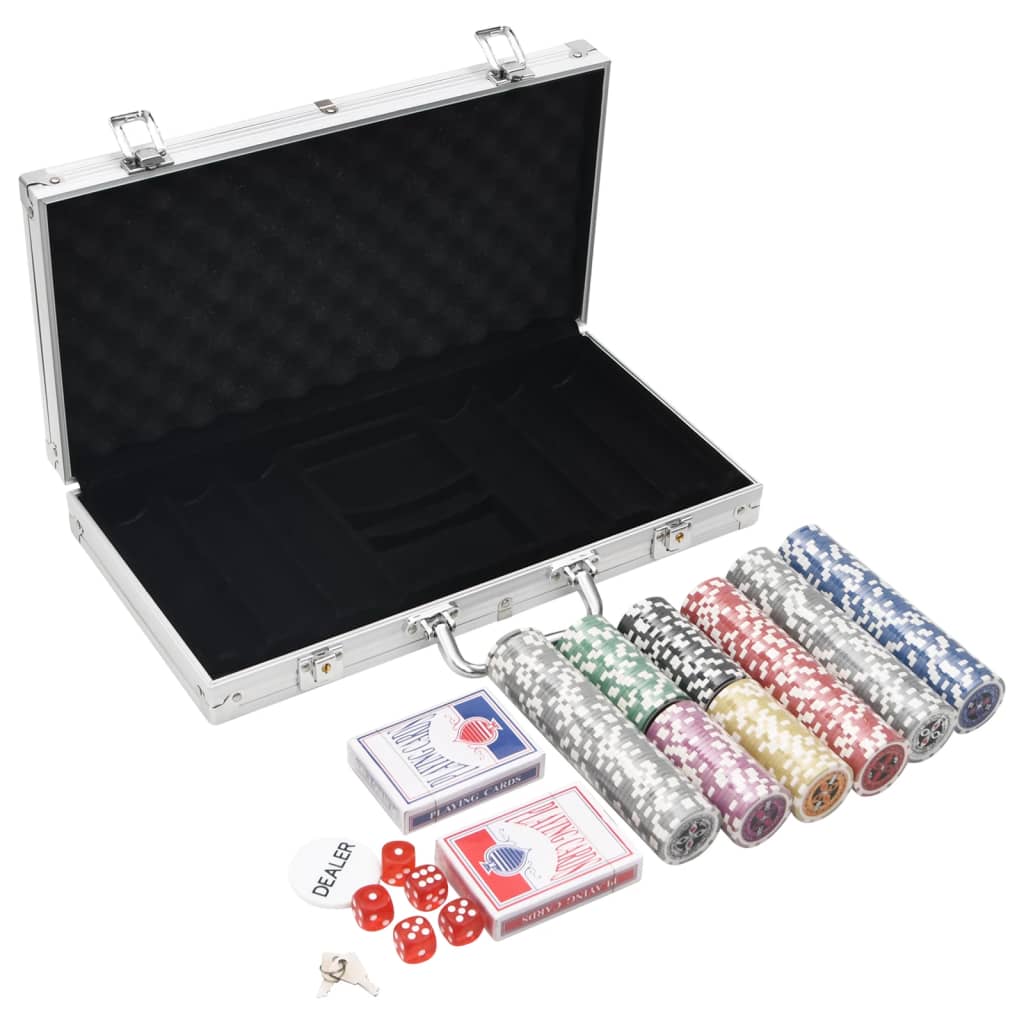 Poker Chip Set 300 Pcs 11.5 g