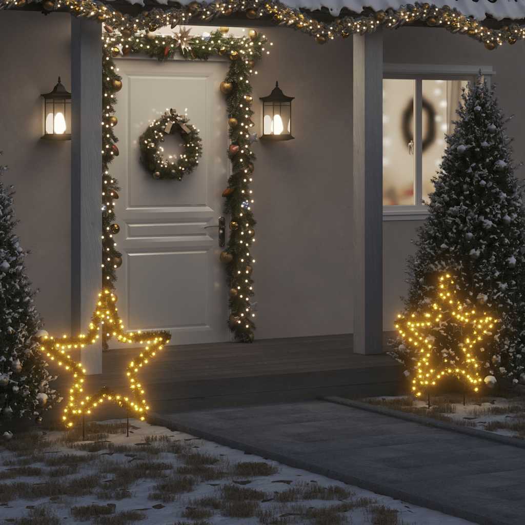 GLIMMERA Christmas Light Decoration with Spikes Star 115 LEDs 85 cm