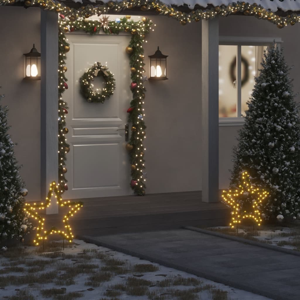 Faune 60cm Star Light Decoration Spikes 80 LEDs