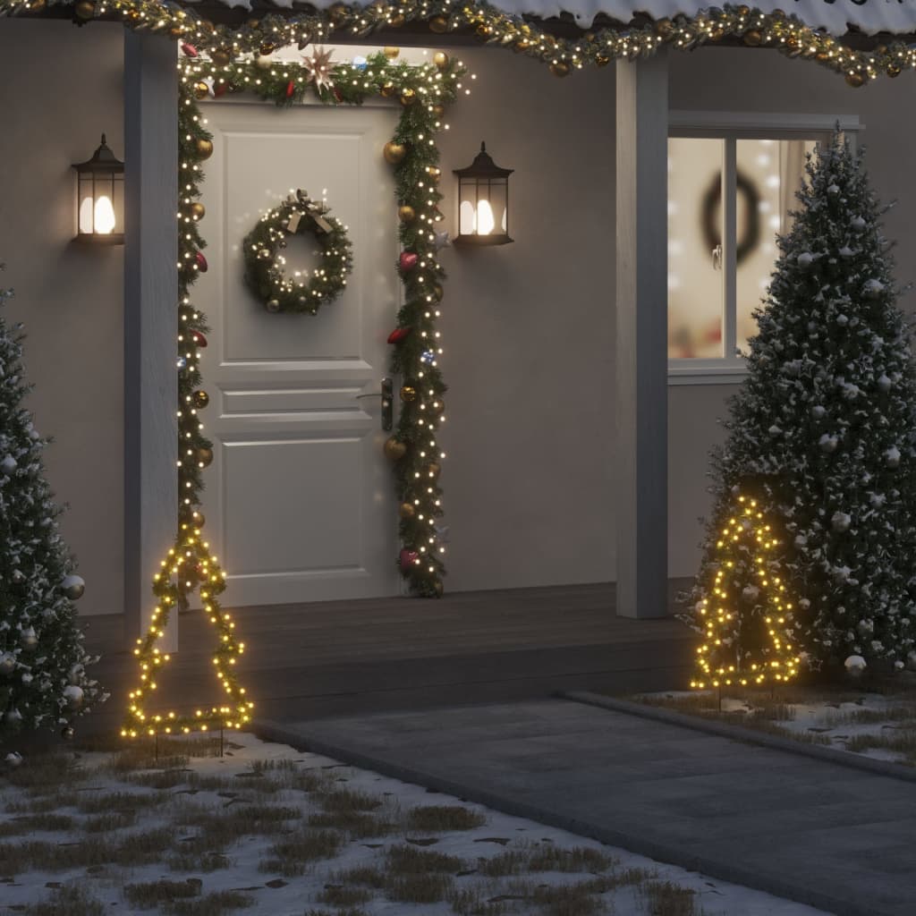 Faune 60cm Tree Light Decoration Spikes 80 LEDs