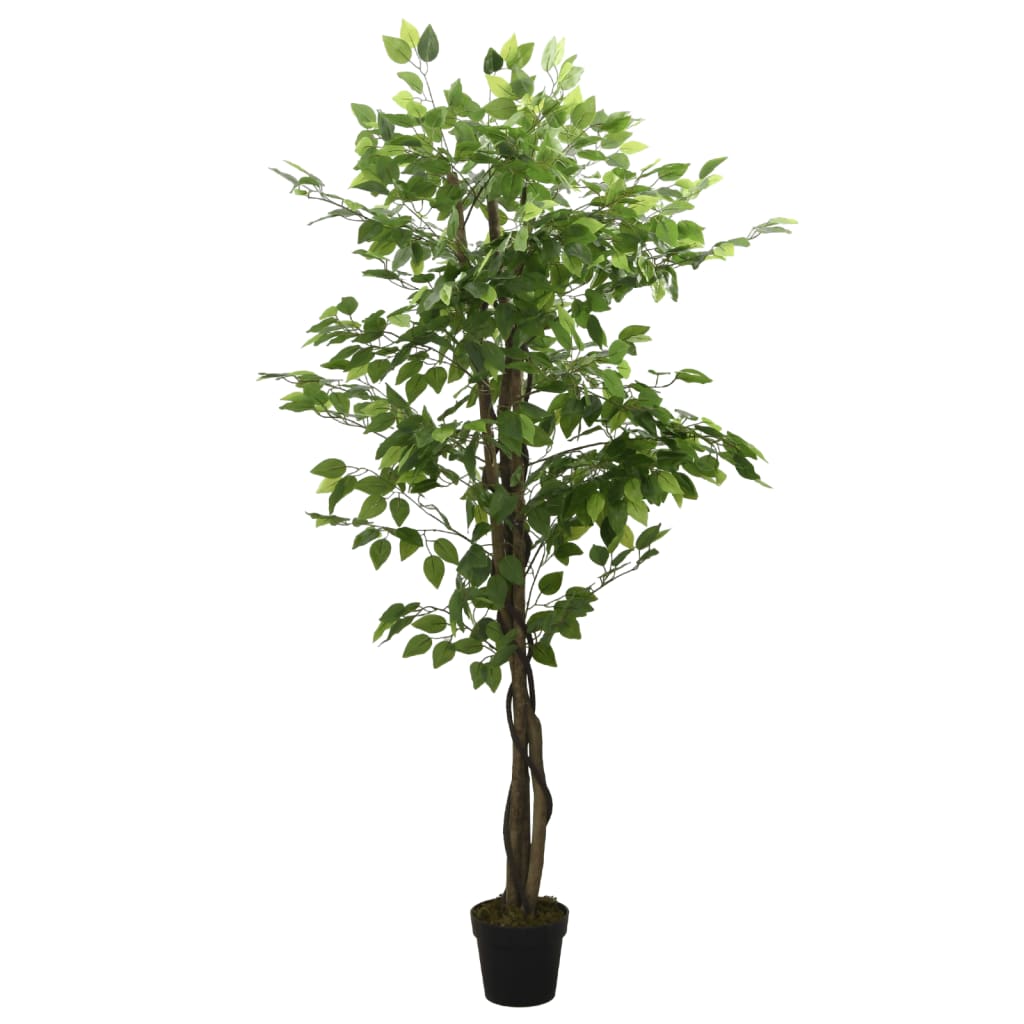 Artificial Ficus Tree 630 Leaves 120cm Green