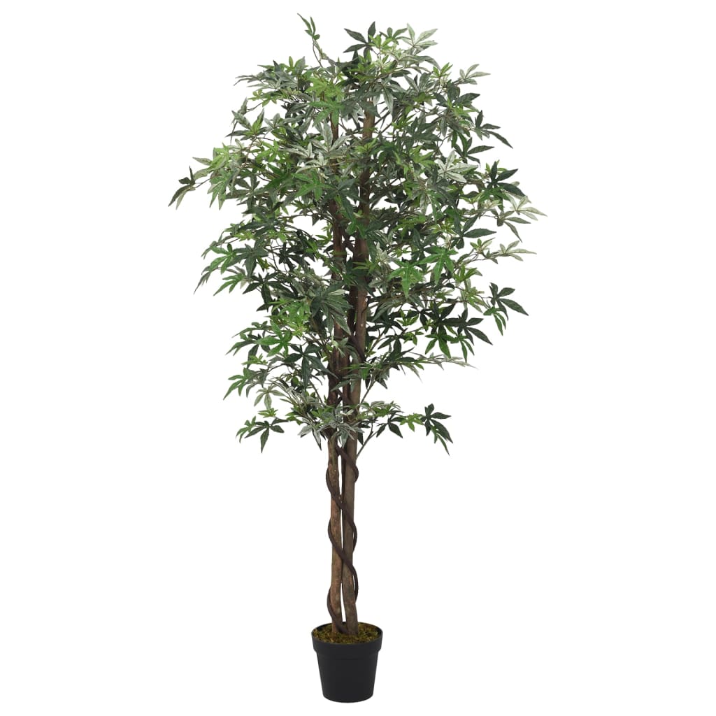 Artificial Maple Tree 672 Leaves 180cm Green