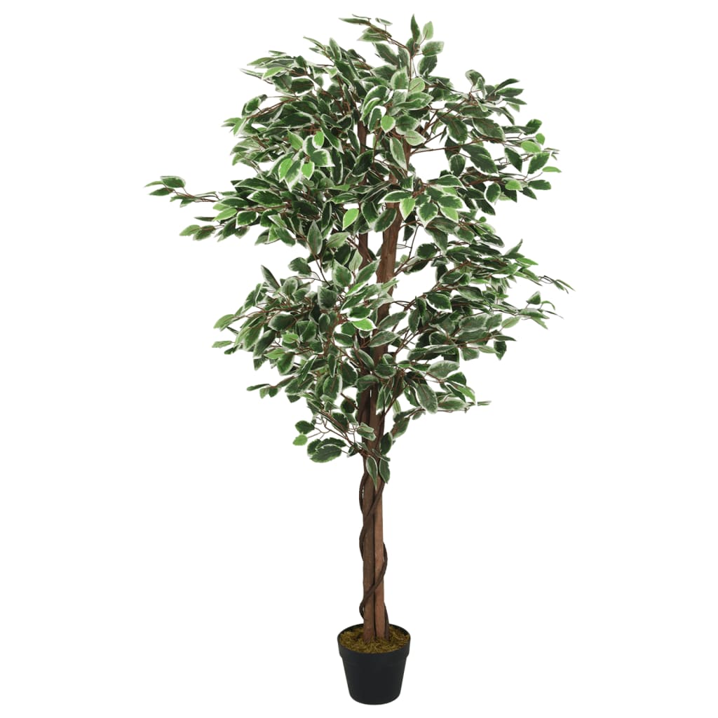 Artificial Ficus Tree 756 Leaves 150cm Green