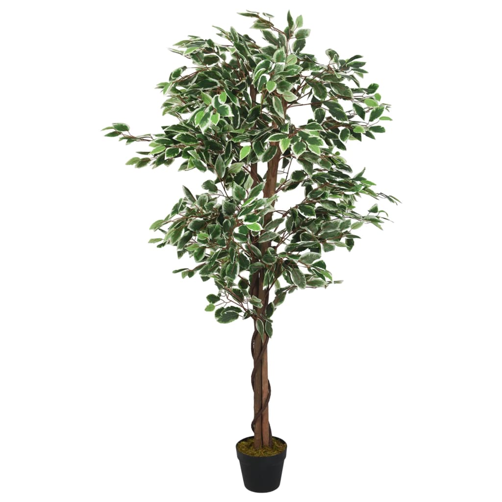 Artificial Ficus Tree 1008 Leaves 180cm Green