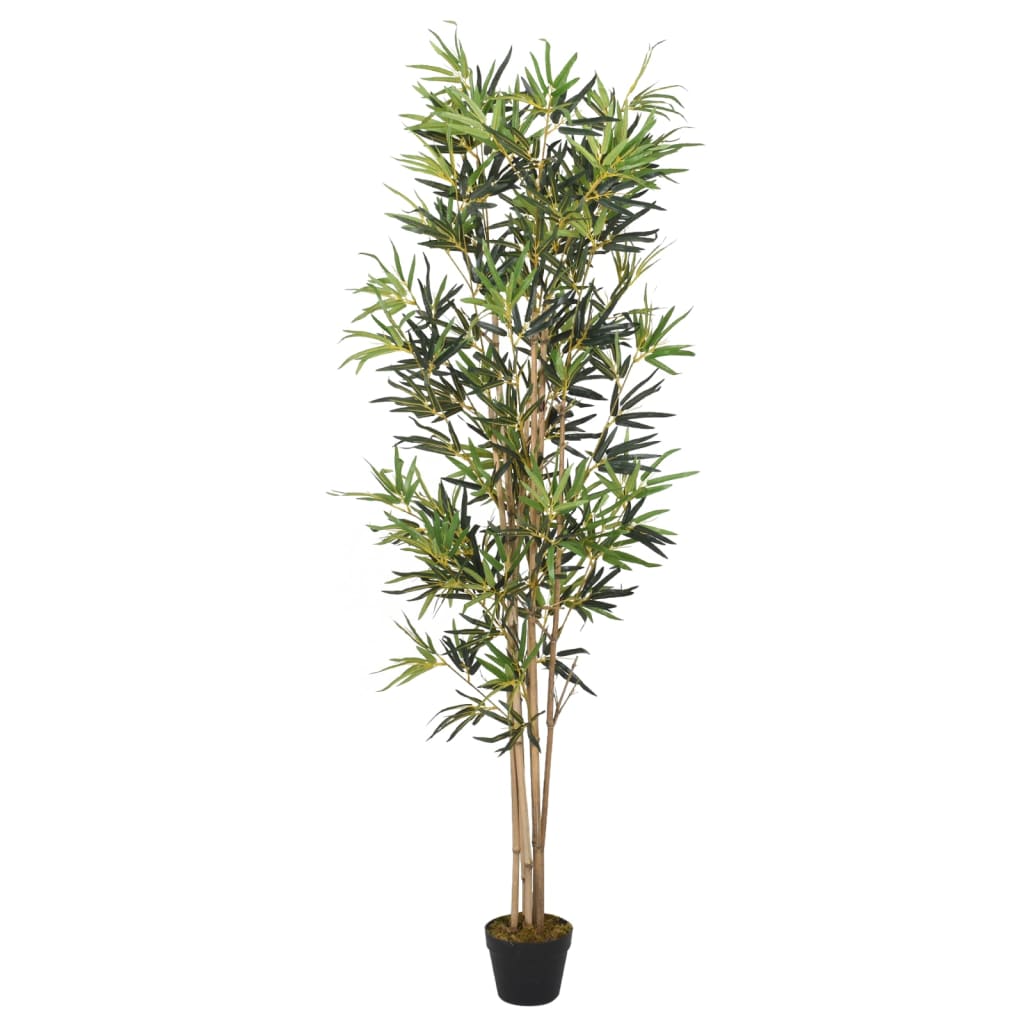 Artificial Bamboo Tree 552 Leaves 120cm Green