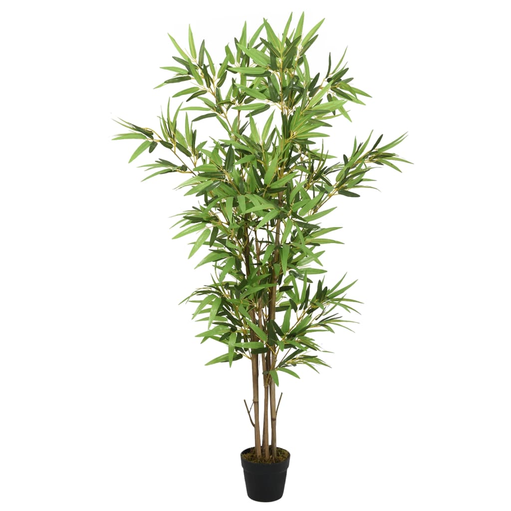 Artificial Bamboo Tree 552 Leaves 120cm Green