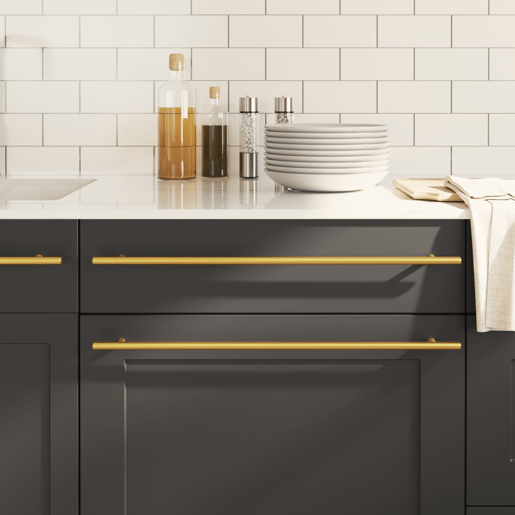 Cabinet Handles 20 pcs Gold 480 mm Stainless Steel