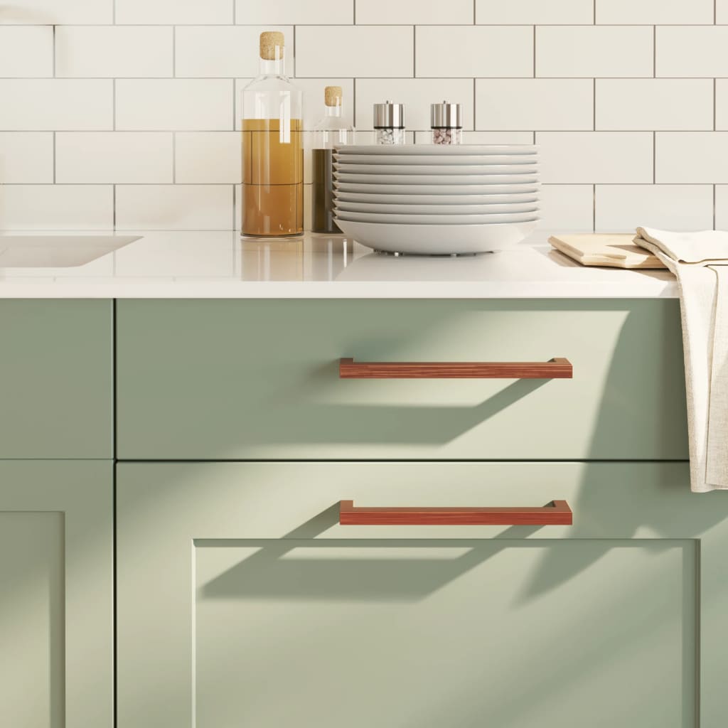 Cabinet Handles 20 Pcs Bronze 192mm Stainless Steel