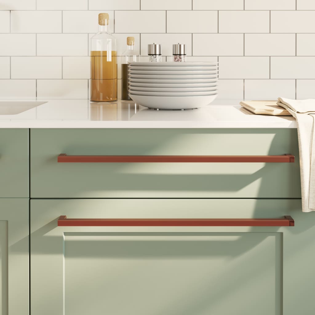Cabinet Handles 20 Pcs Bronze 480mm Stainless Steel